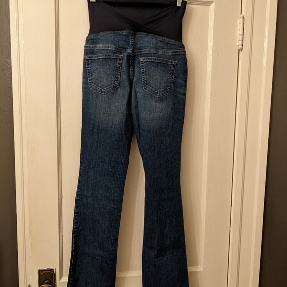 NWOT Isabel Maternity Jeans by Ingrid & Isabel Bootcut Sz. 2 - Picture 2 of 5